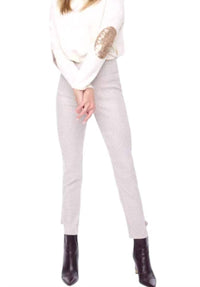 Up! - Glossy Techno Slim Ankle Pants