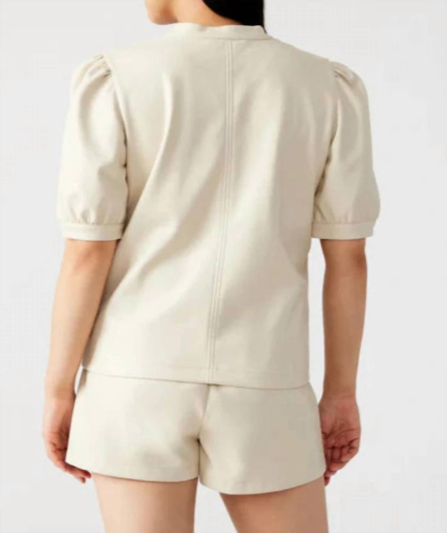 STEVE MADDEN Jane Top in bone - women's blouse - view 4