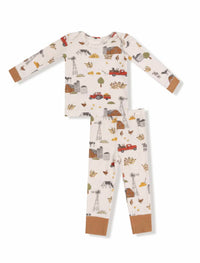 Angel Dear - Boy's Long Sleeve Loungewear Set
