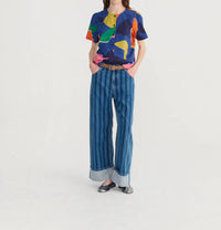 Bobo Choses - Blooming Color Pattern Cropped Blouse
