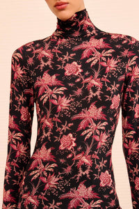 Ulla Johnson - Aurelia Jersey Long Sleeve Turtleneck Top