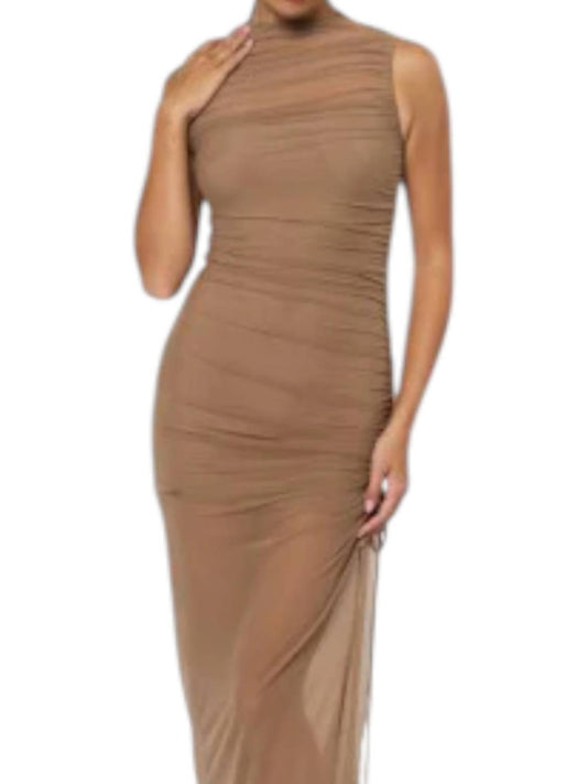 Blue Blush - Sheer Maxi Dress