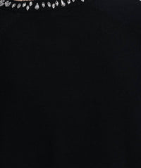 Minnie Rose - Jewel Neck Crew Long Sleeves Top
