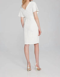 Joseph Ribkoff - WRAP DRESS WITH PEARL DETAIL