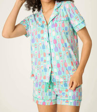 Pj Salvage - Whimsy Paddle Party Short Pajama Set