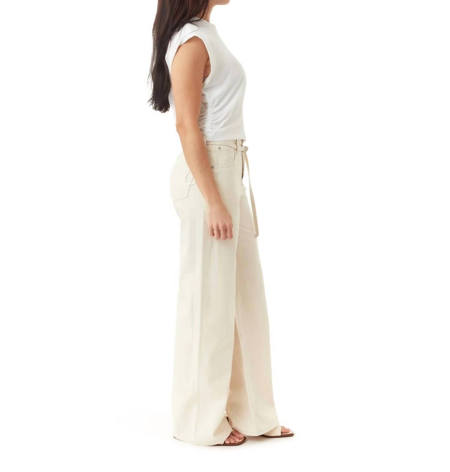 Habitual - Brynn Striped Wide Leg Jeans
