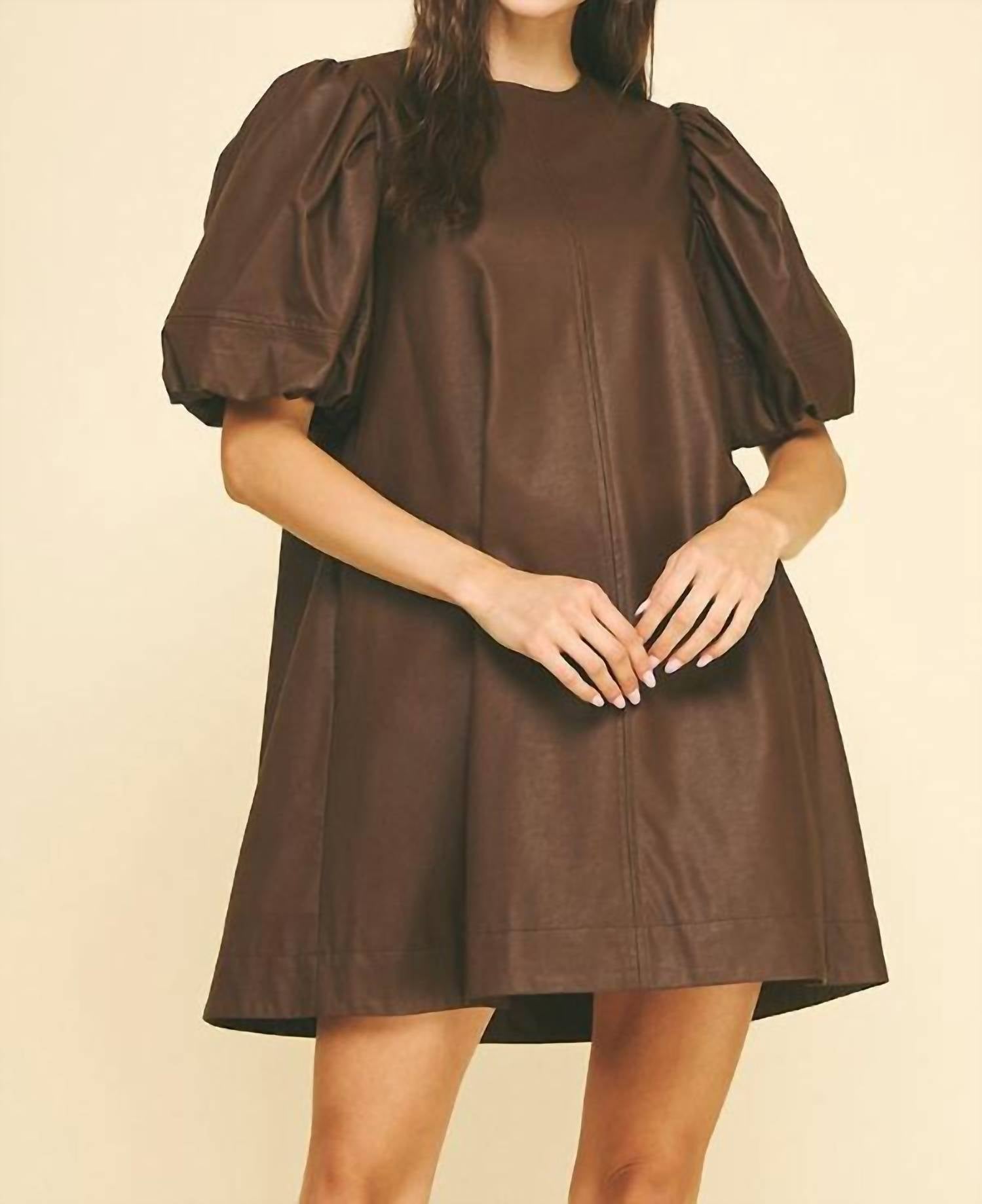 Pinch - Leather Tunic Dress