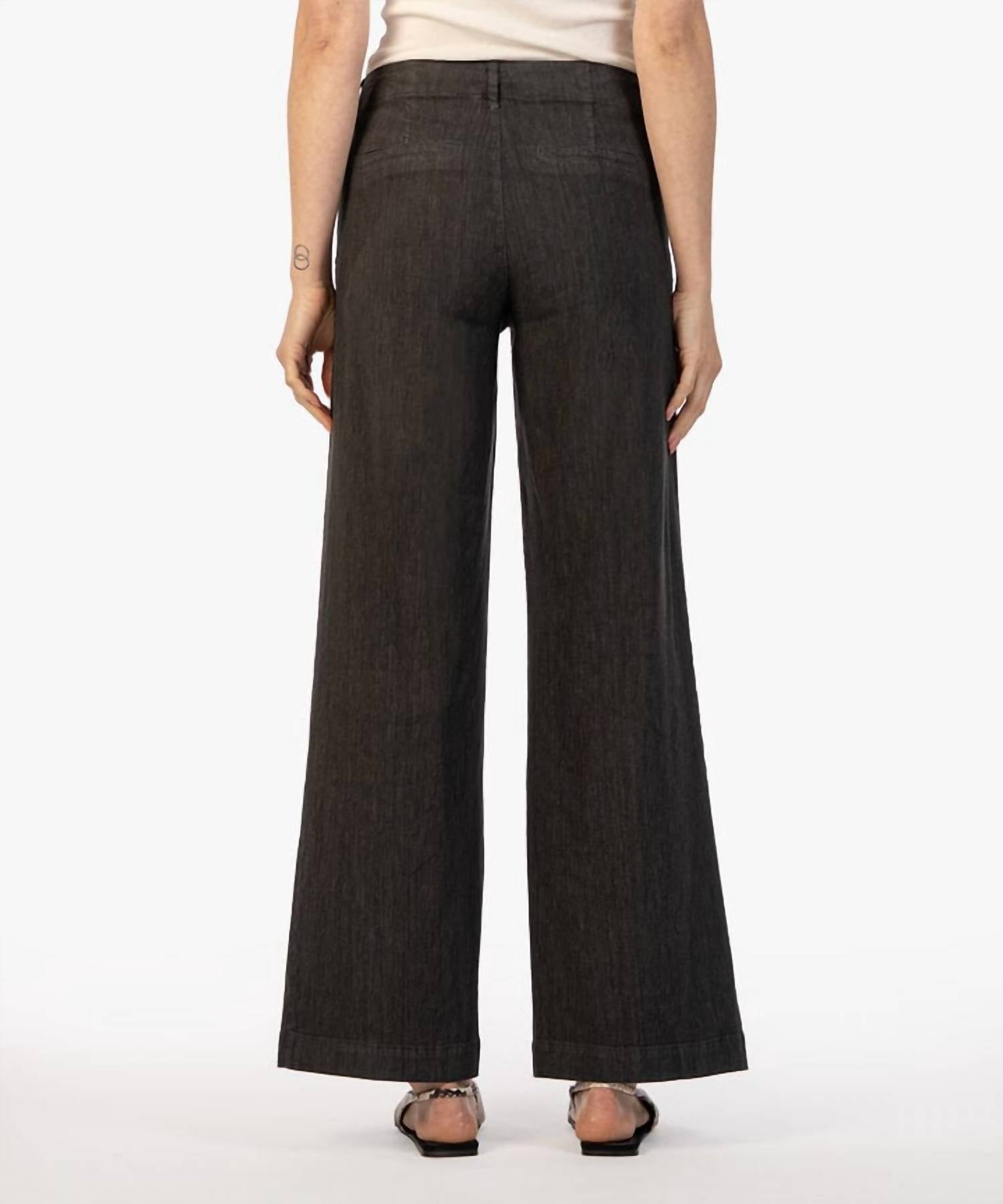 Kut From The Kloth - Meg Linen Wide Leg Pants