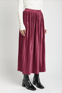 En Saison - Rozlyn Pleated Midi Skirt