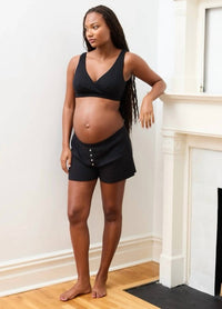 Hatch - Pointelle Rib Boxer Shorts Maternity