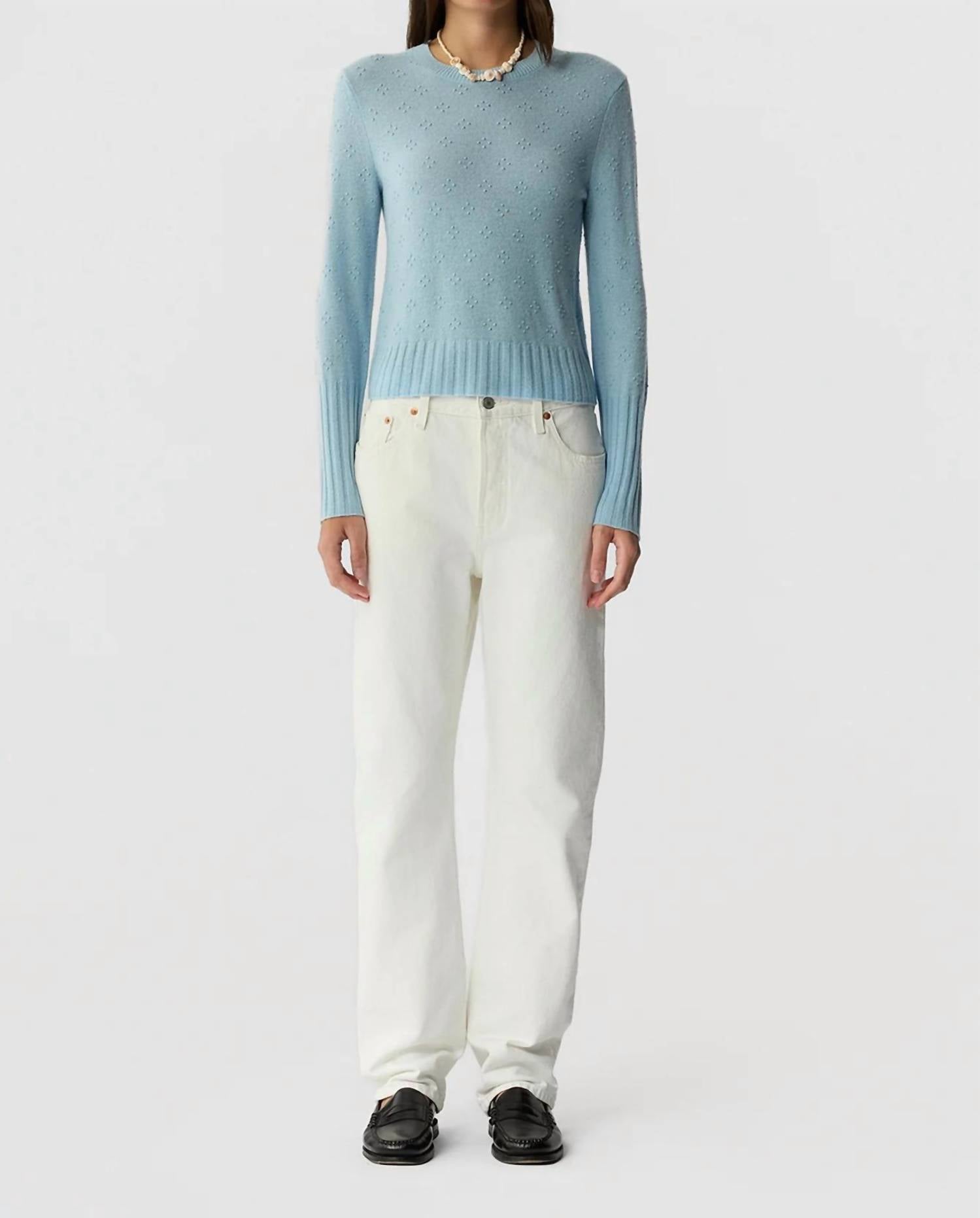 Guest In Residence - Compass Shrunken Crew Sweater