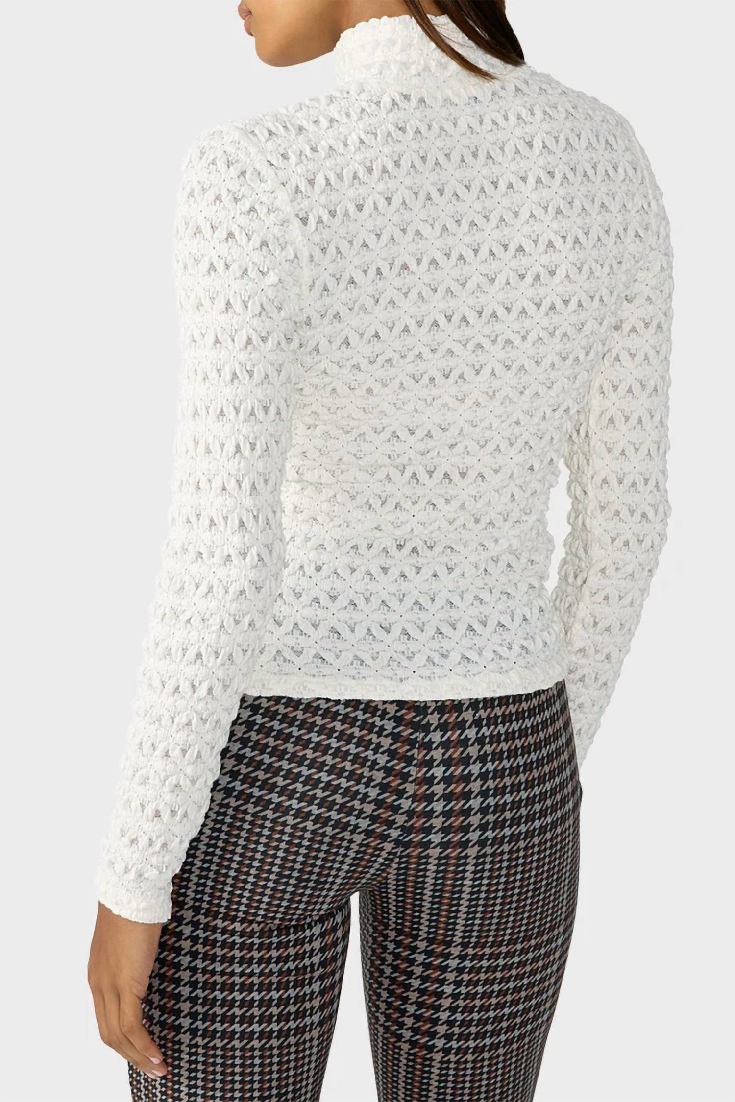 Sanctuary - Lace Mock Neck Top