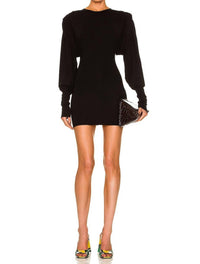 The Attico - Pre-loved Short Dress With Long Sleeve