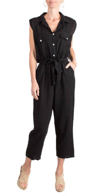 GIGI MODA La Tela Jumpsuit in black - women's pants