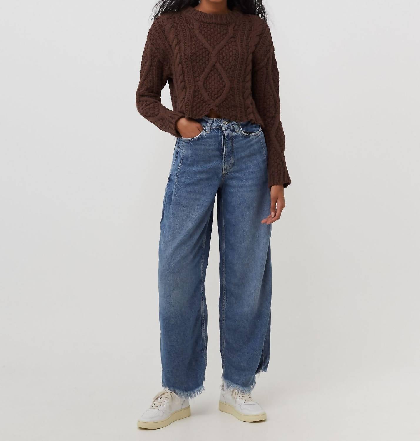 Free People - Cutting Edge Cable Sweater