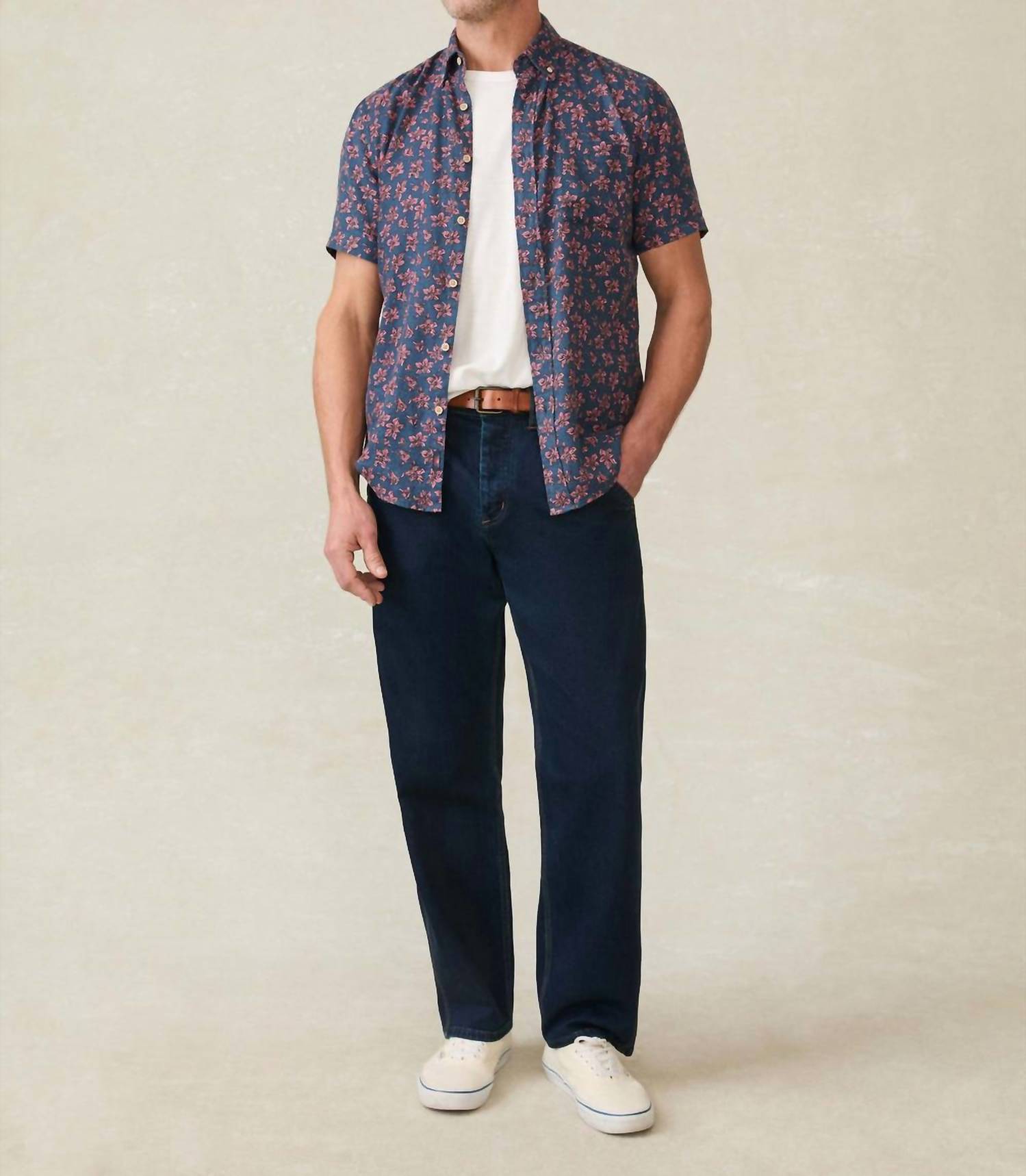 Faherty - Short Sleeve Breeze Shirt
