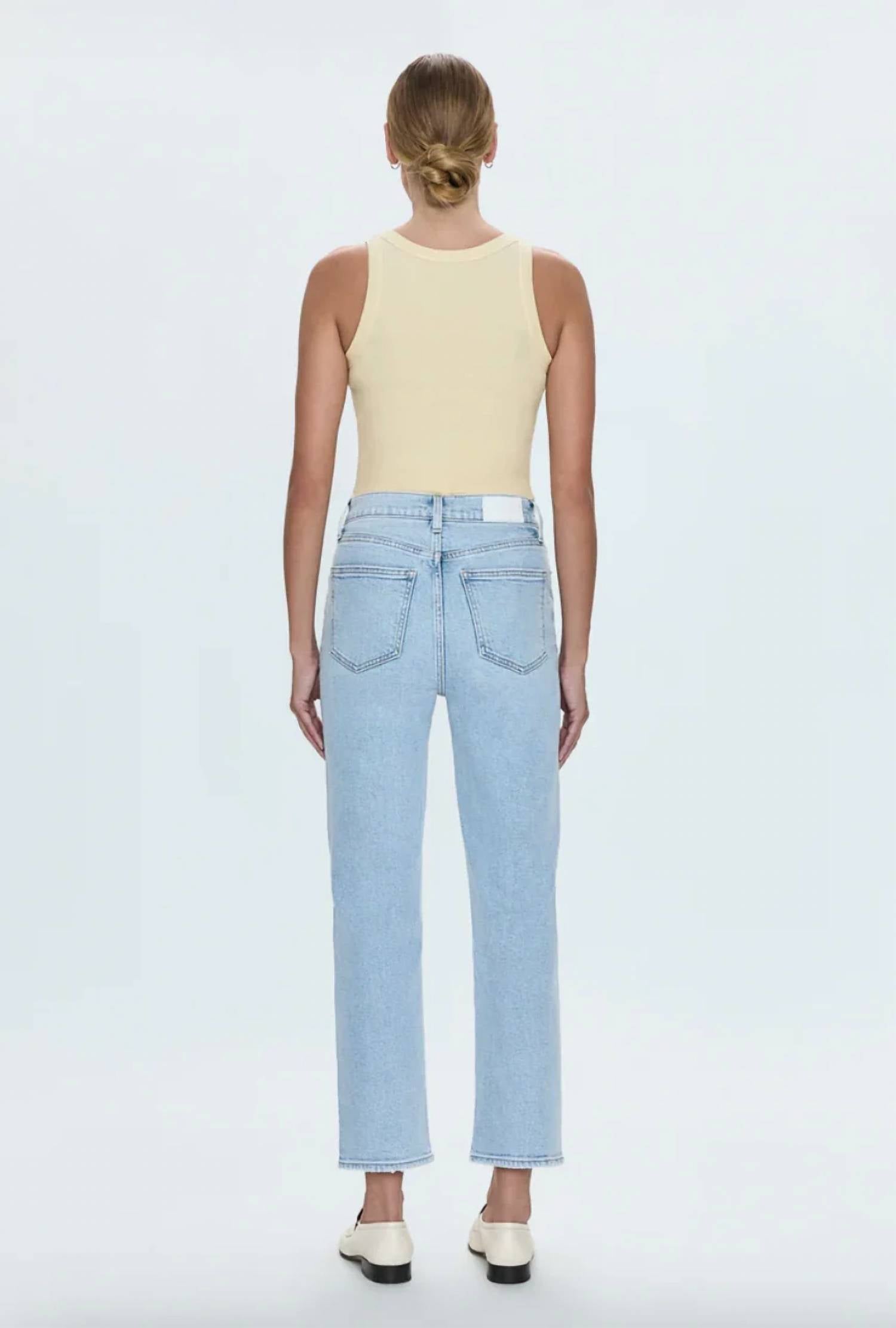 Pistola - Women's Charlie High Rise Classic Straight Ankle Jean