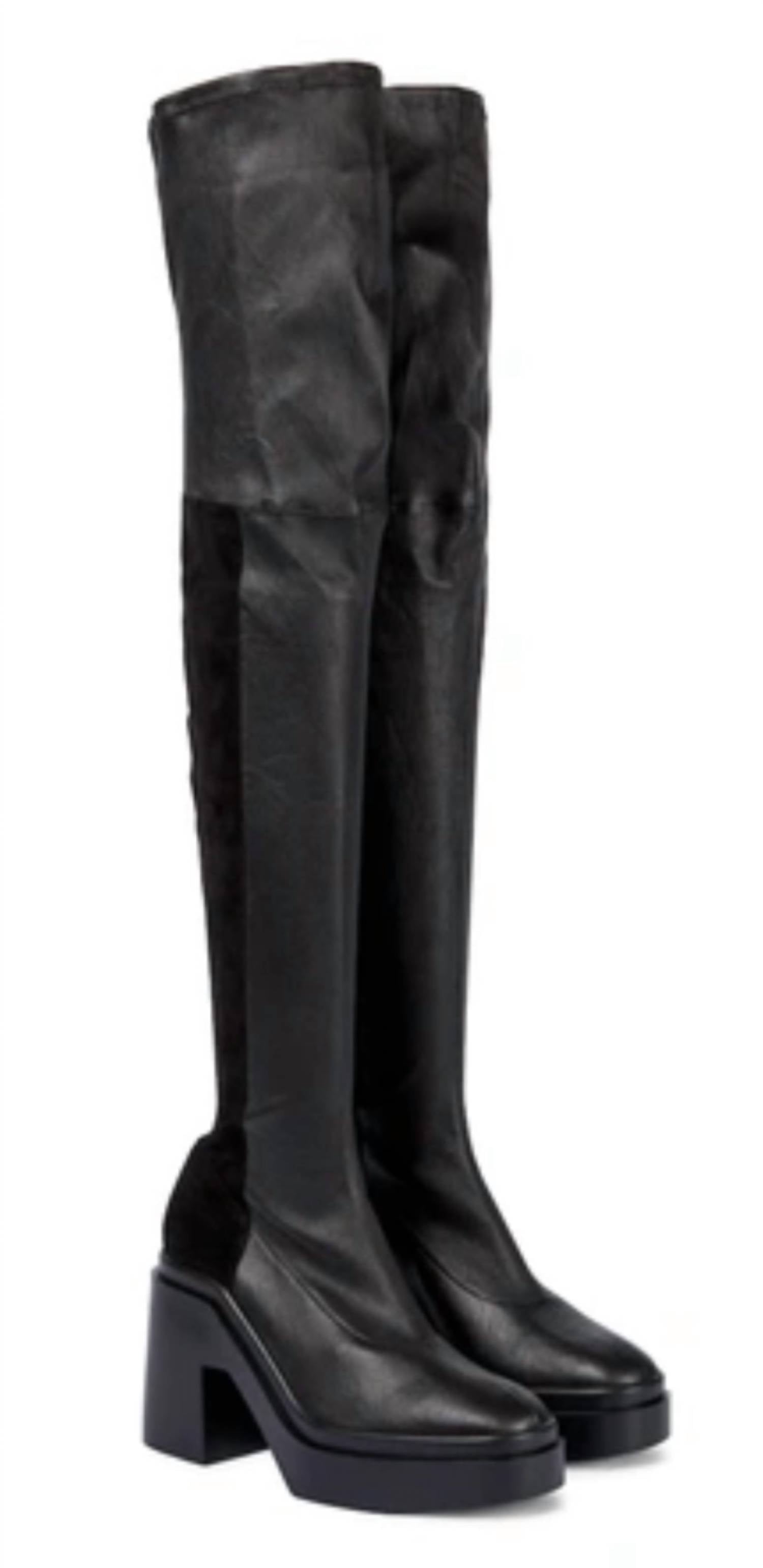 Clergerie - Women's Naelle Over The Knee Leather Boots