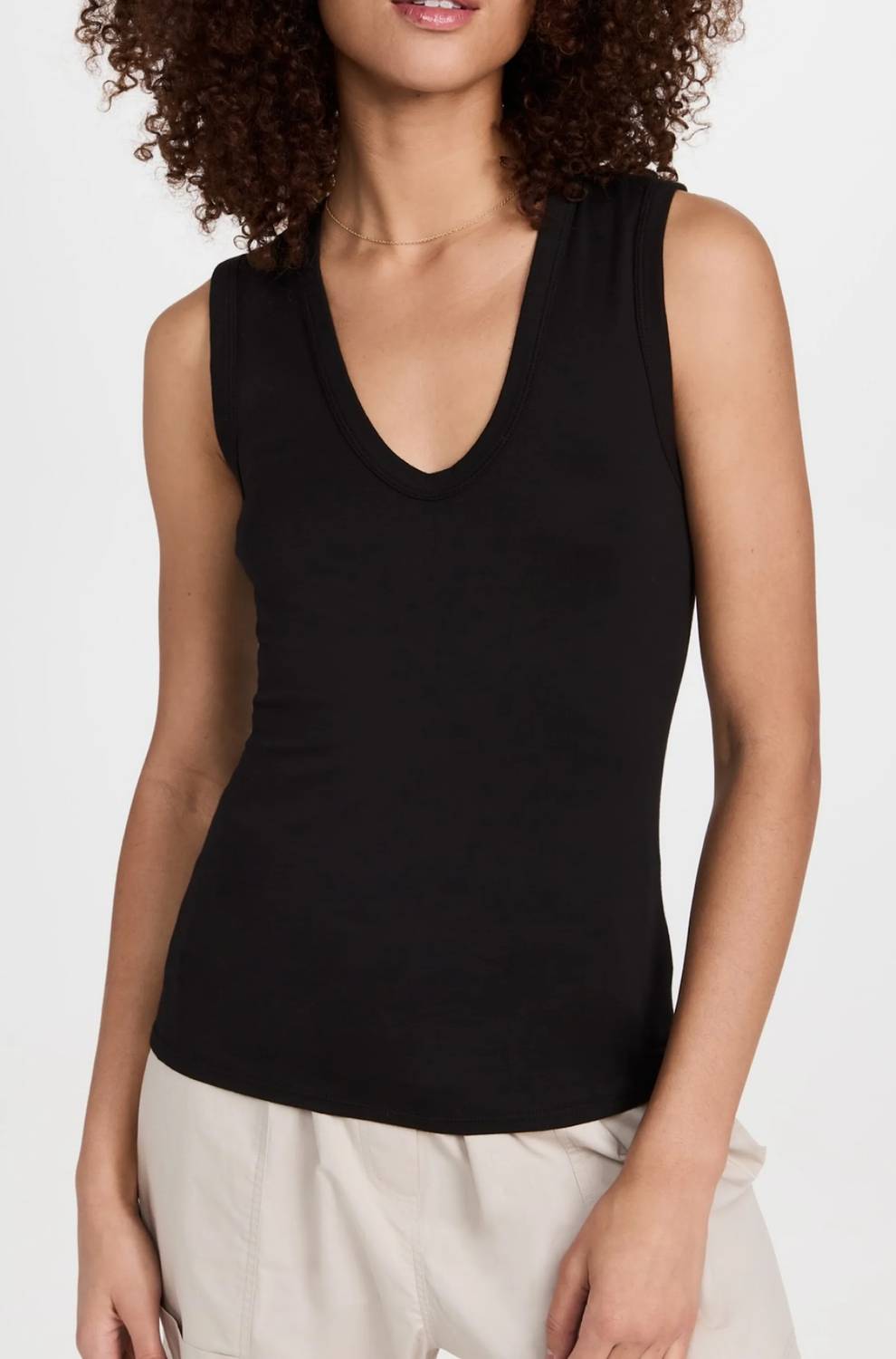 Enza Costa - Supima Cotton Essential Sleeveless Tank
