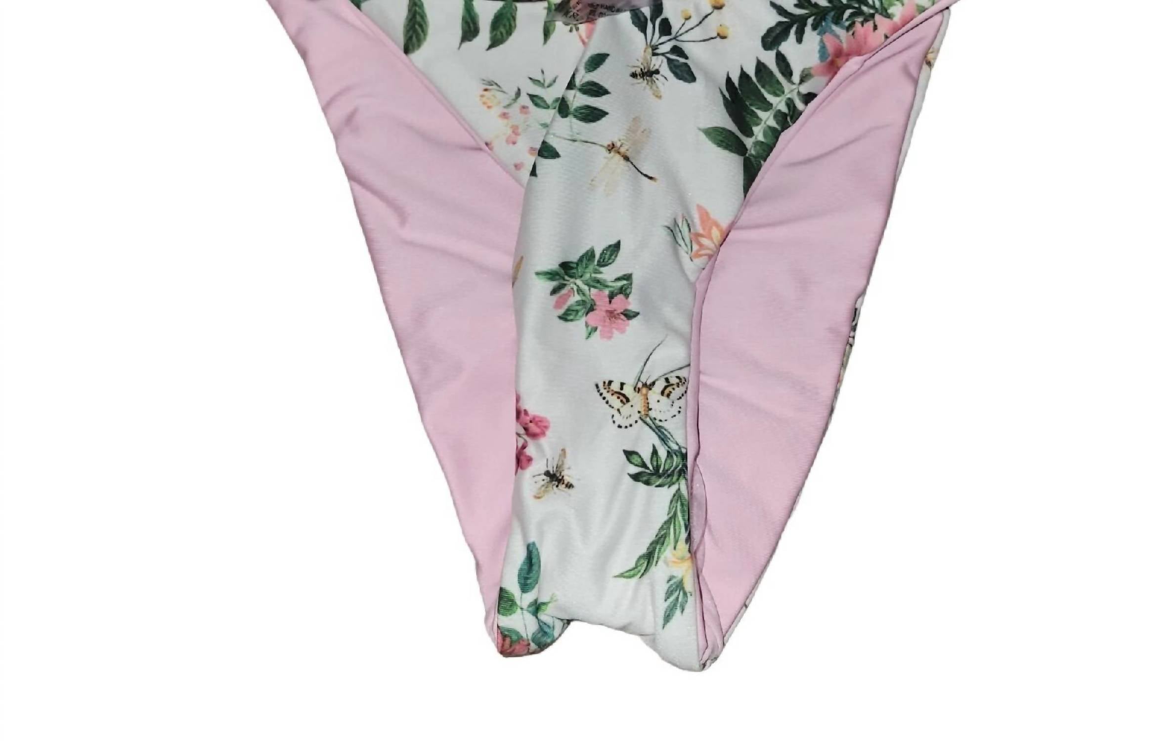 Pq Swim - Women's Reversible Floral Bikini Bottom