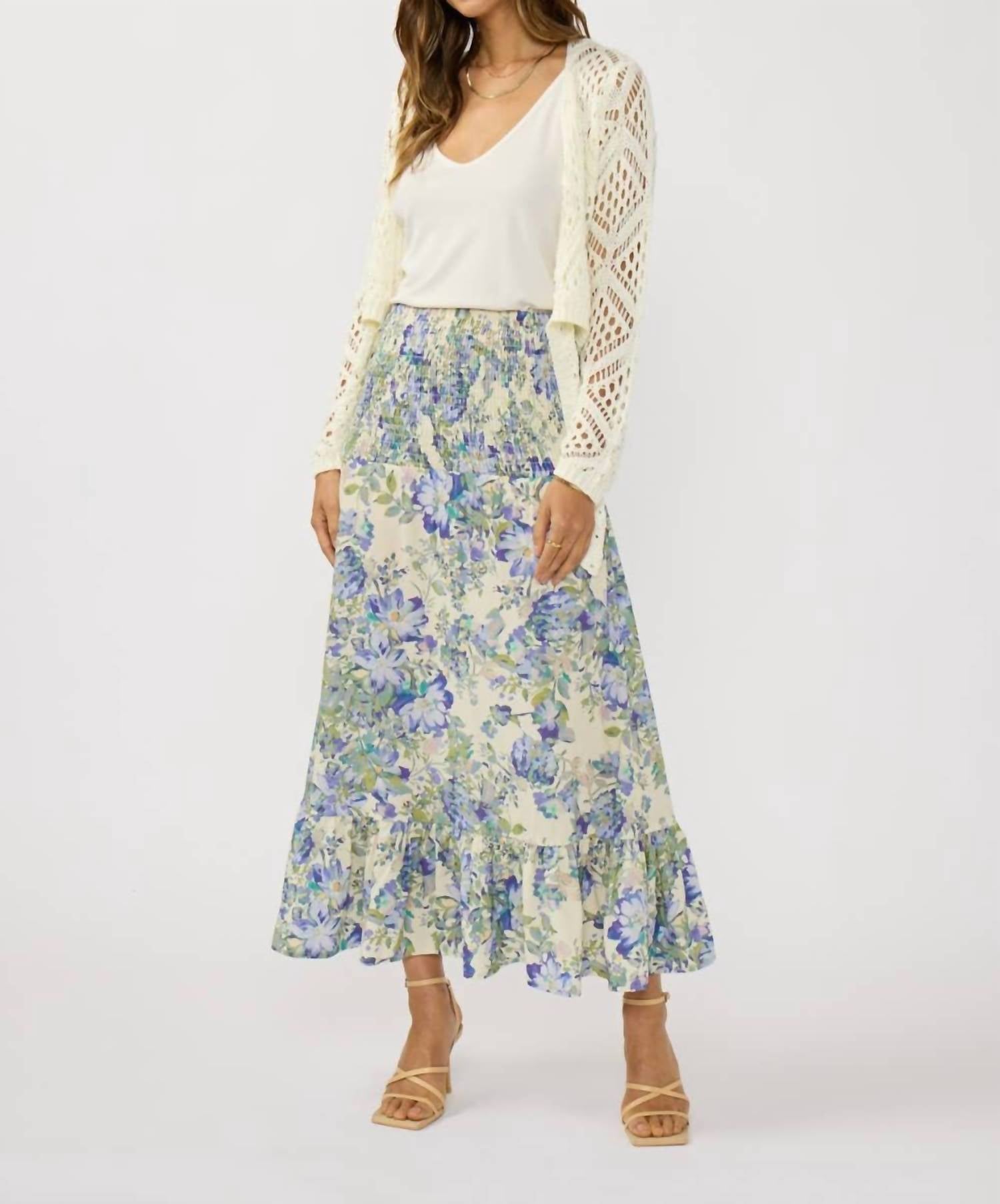 Lovestitch - Women's Open Crochet Tie Front Top