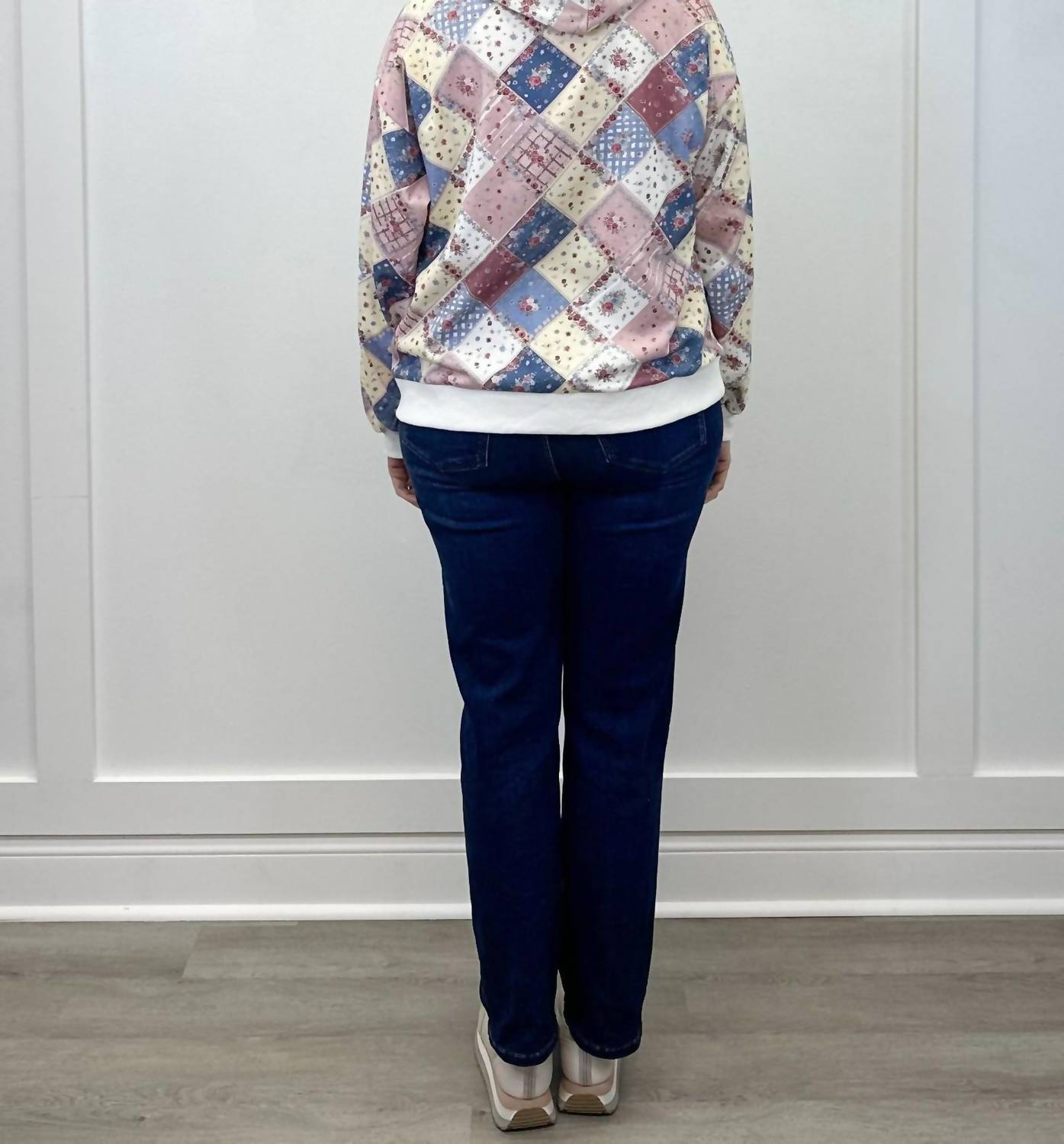 Main Strip - Spring Patchwork Quilted Hoodie