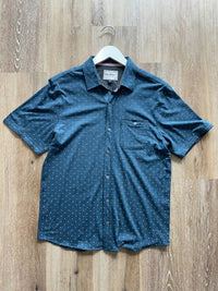 Flags & Anthem - Fulton Geo Print Knit Shirt