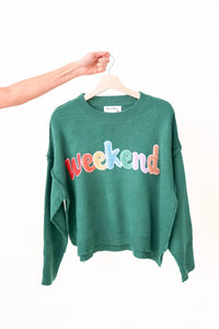 Urban Daizy - Weekend Embroidered Sweater
