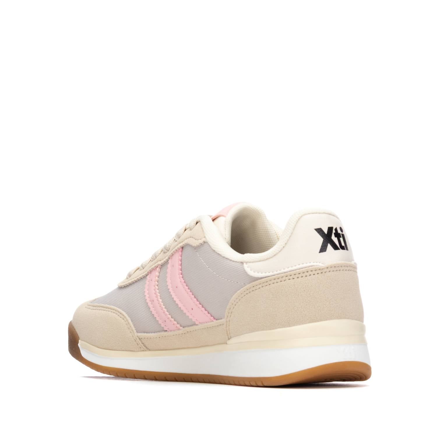 Xti Women's Casual Sneakers in gold - women's sneaker - detail view