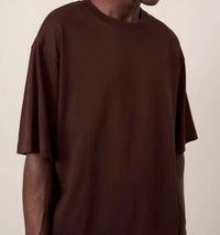 Kowtow Box Tee in mahogany - men's t-shirt - view 5