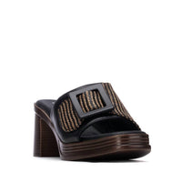 REFRESH Women's Slip-on Sandals in black - women's sandal