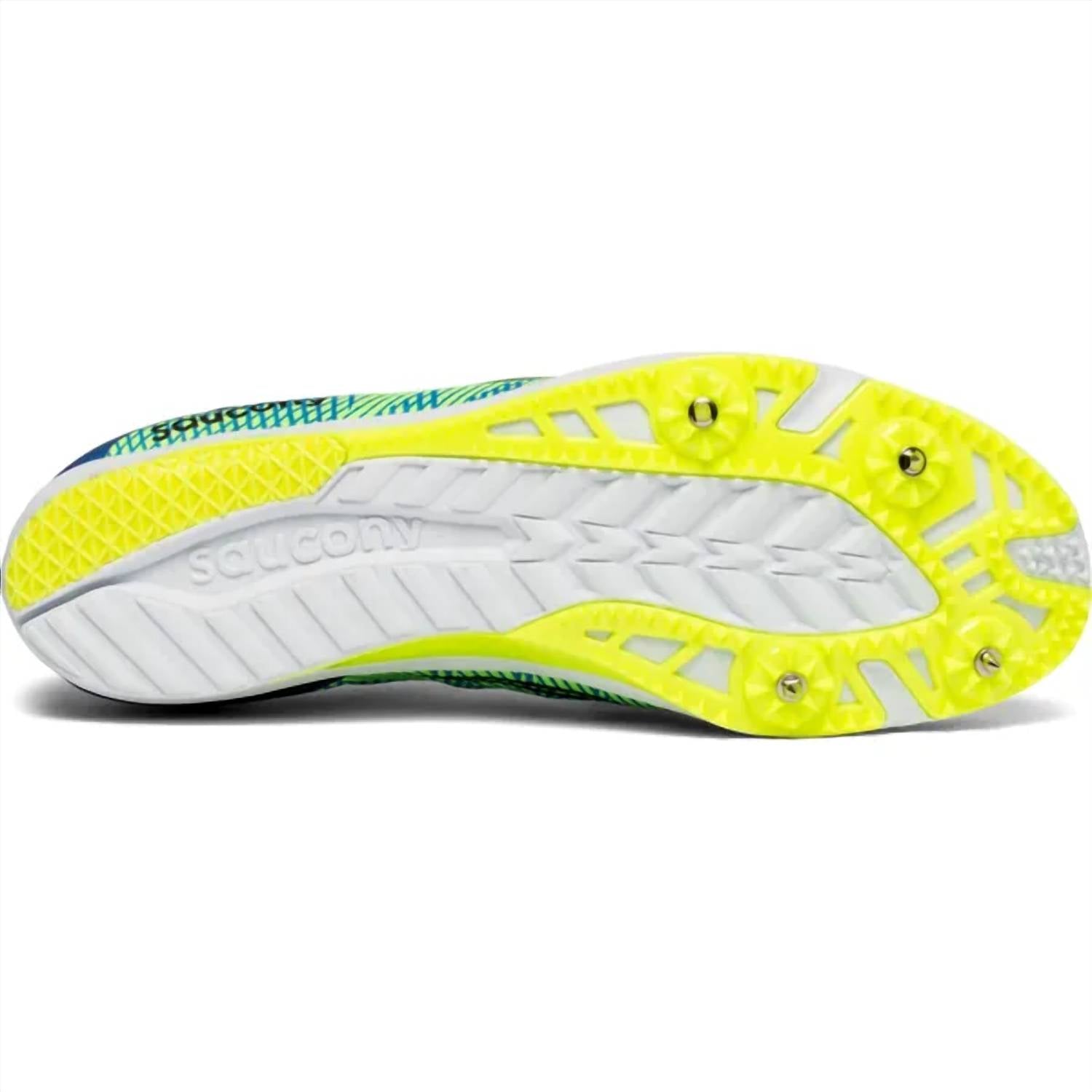 SAUCONY Men's Endorphin 2 Racing Shoe in 3 blue citron - men's shoe - view 5