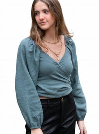Osamore - Plaid Crop Top