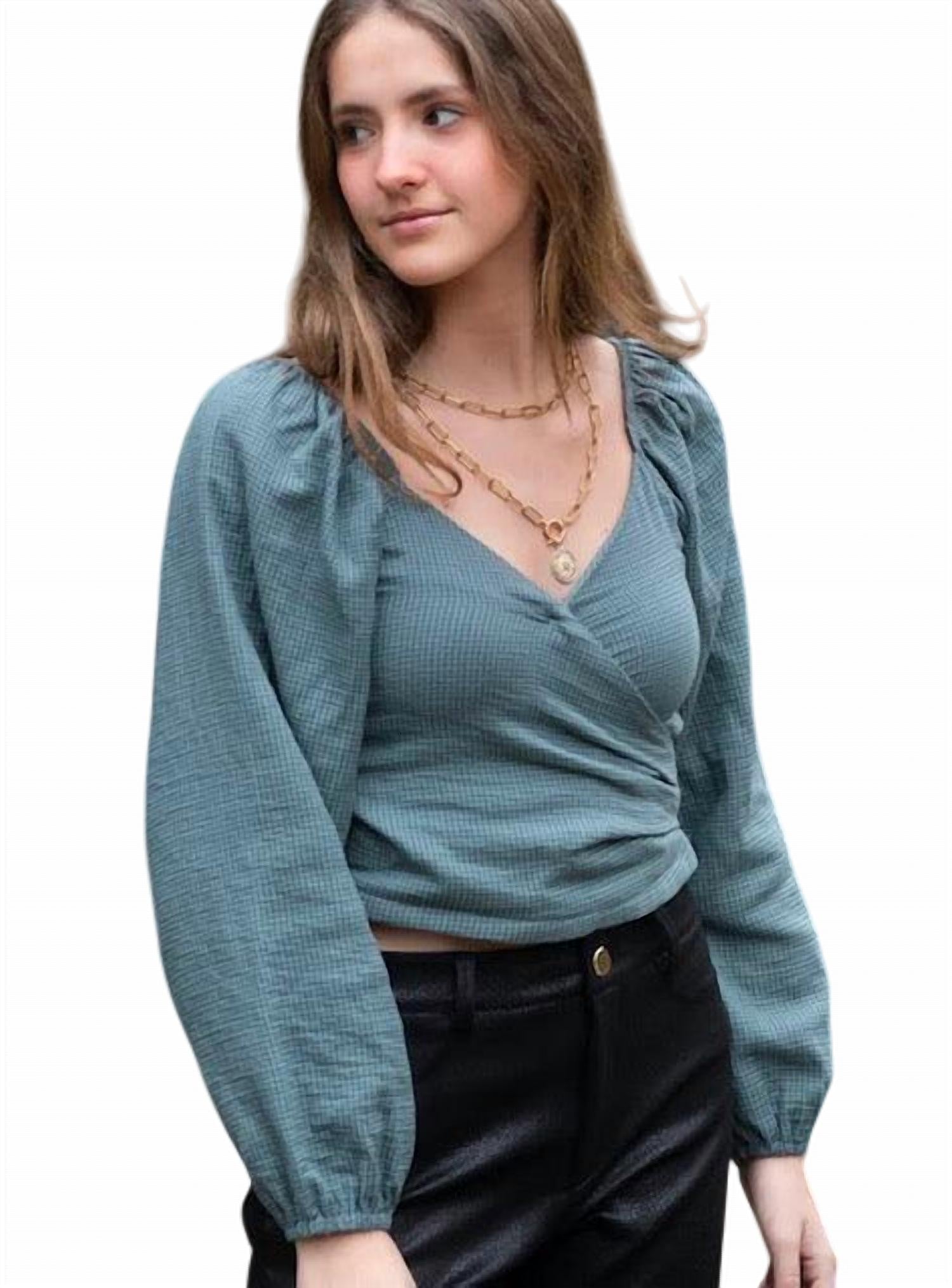 Osamore - Plaid Crop Top
