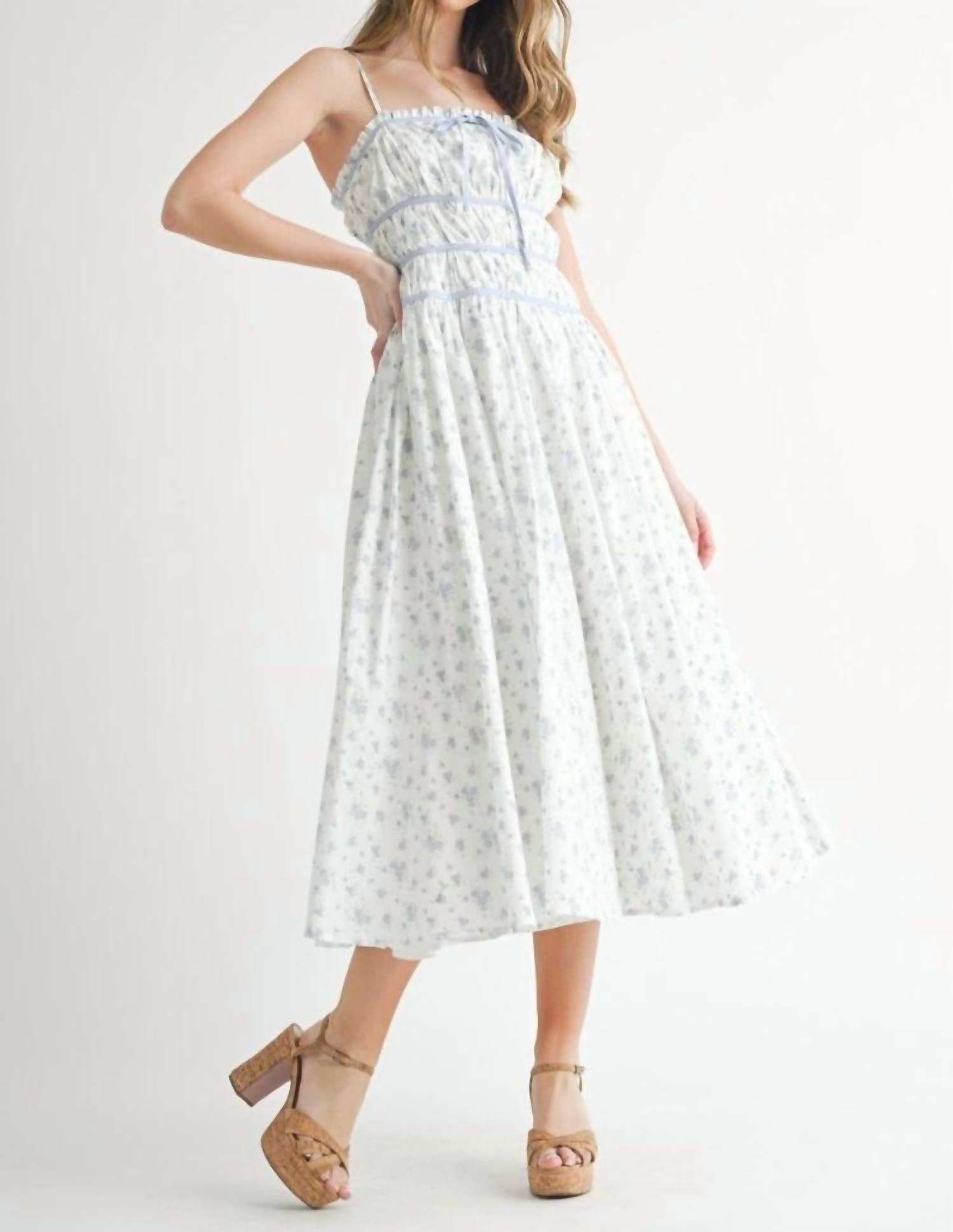 Mable - Floral Midi Dress