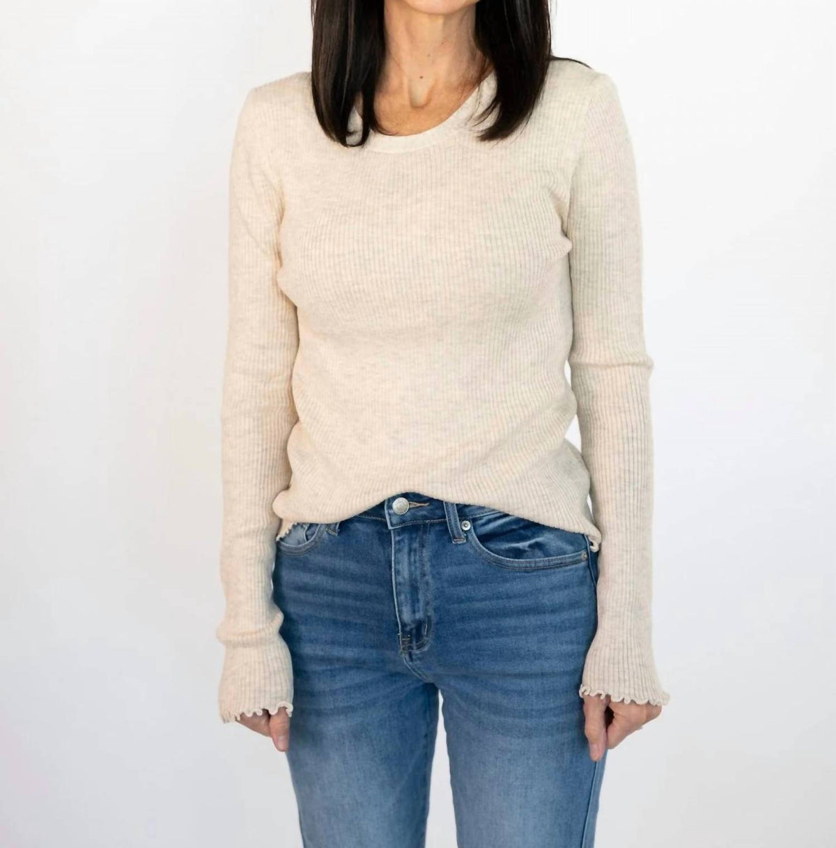 Tea N Rose - Erika Long Sleeve Sweater
