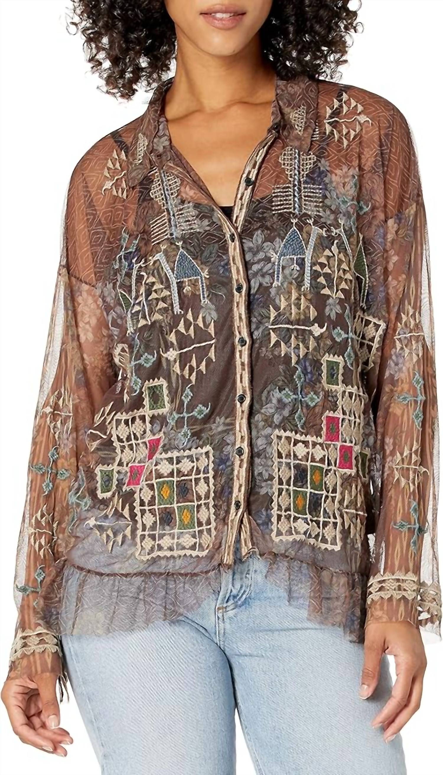 Johnny Was - Melbina Mesh Blouse