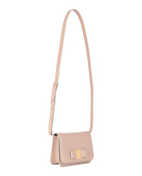 Salvatore Ferragamo Women's Vara Bow Crossbody Bag in light pink - women's bag - view 4