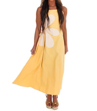 Very J - Women's Wildflower Wishes Floral Cut Out Midi Dress