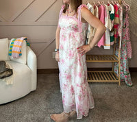 By The River - Blooming Romance Midi Dress