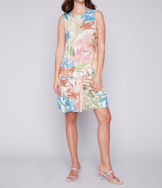 Charlie B - Island Sleeveless Ruffle Bottom Dress