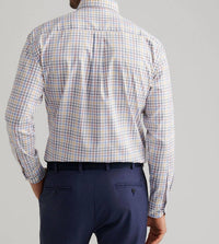 PETER MILLAR North Coast Crown Lite Cotton Stretch Shirt in evening tide - men's shirt - alternate view