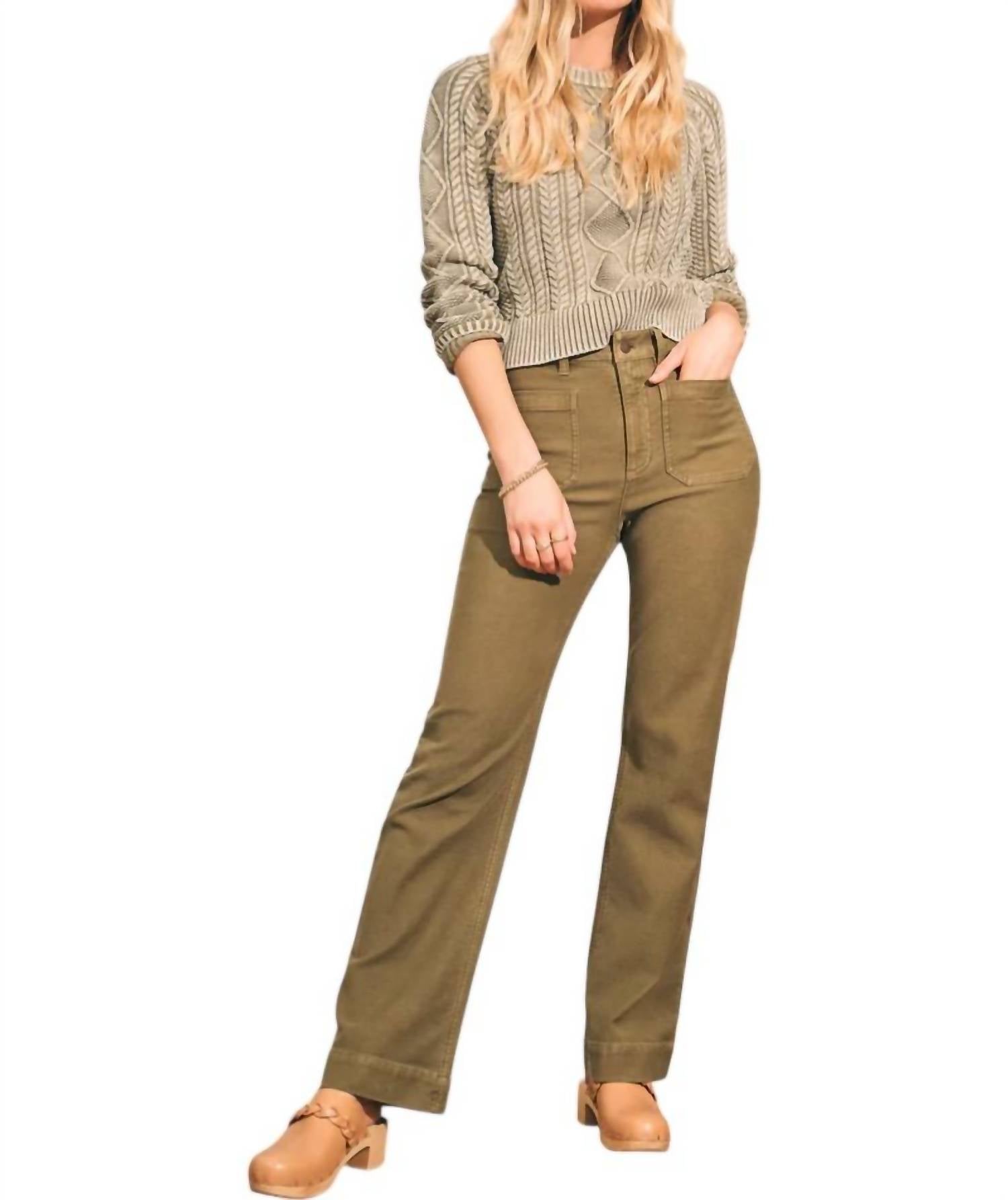 Faherty - Stretch Terry Patch Pocket Pants
