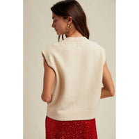 Wishlist - Teddy Bear Plaid Bow Sweater Vest