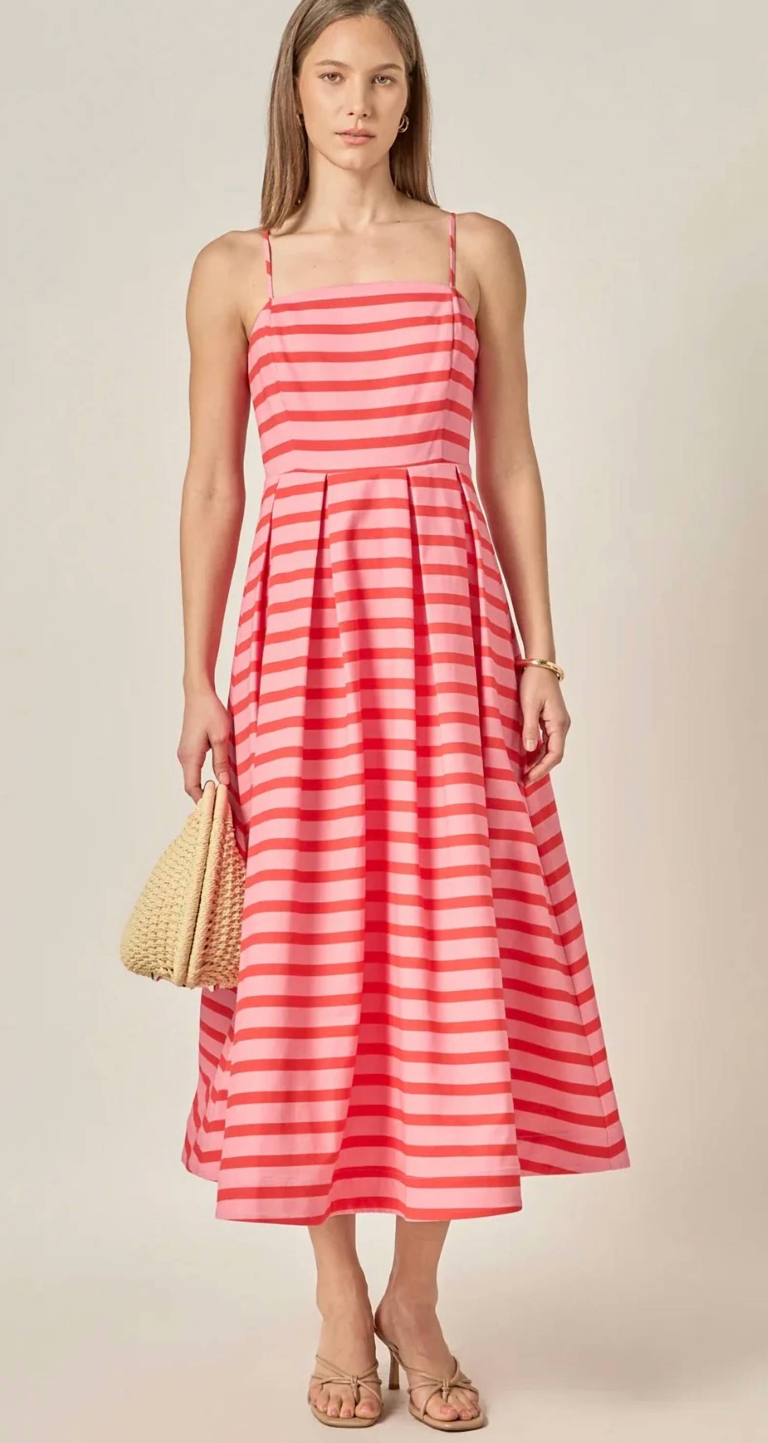 English Factory - Pretty In Stripes Dress
