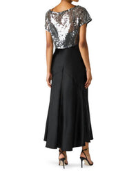 STEVE MADDEN Myla Maxi Slip Dress in black - women's dress - alternate view