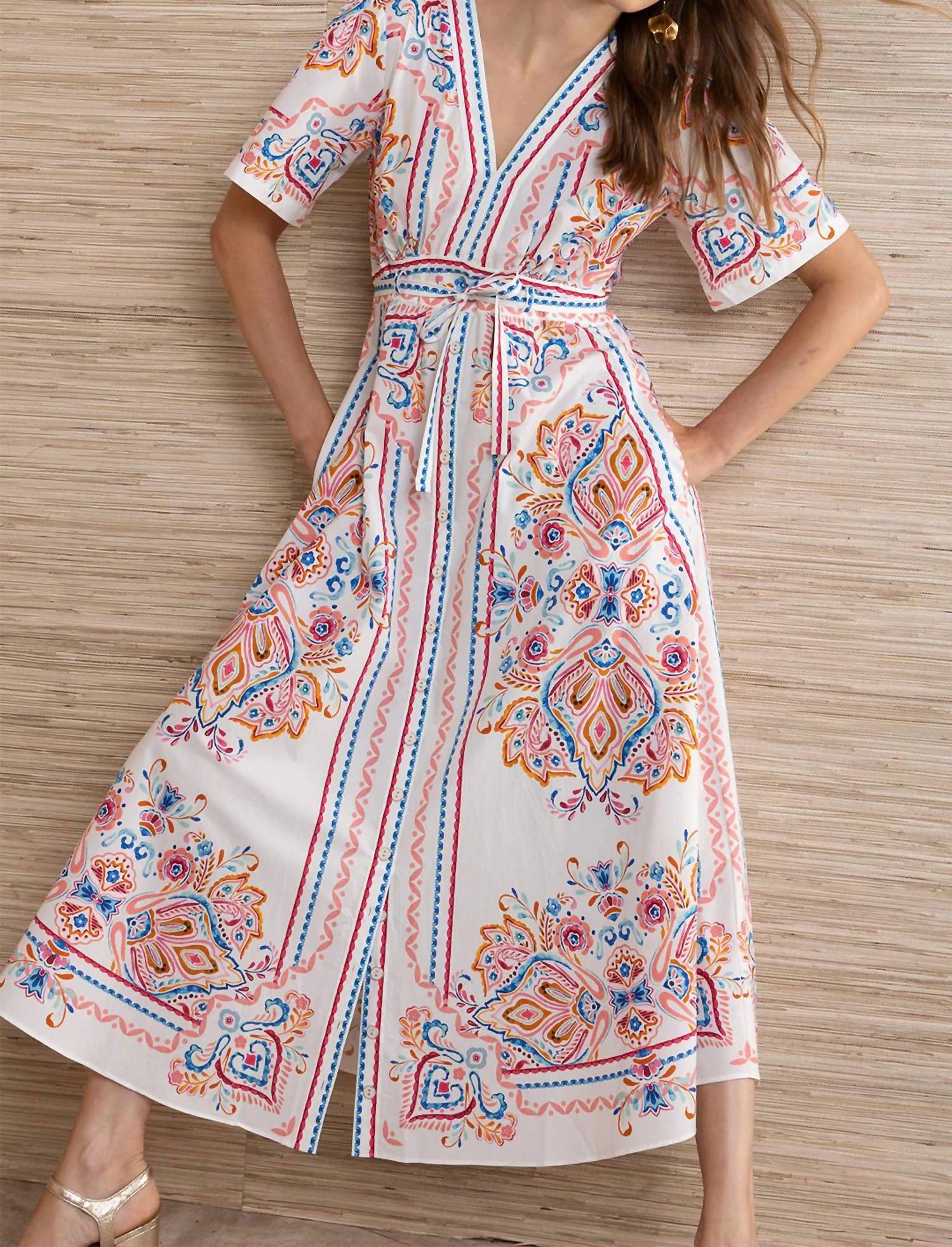 Hale Bob - Mona Poplin Maxi Dress
