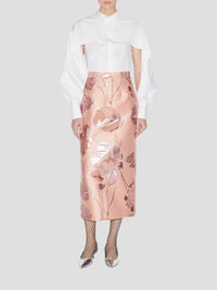 Huishan Zhang - Oakley Floral Skirt