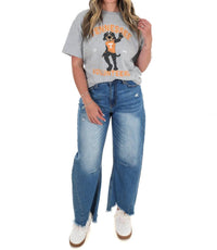 Scarlet & Gold Tennessee Volunteers 1794 Tee in athletic heather - women's t-shirt - view 4