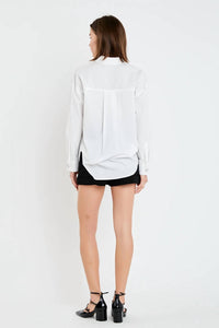 2.7 August Apparel - Women's Oversized Collared Shirt